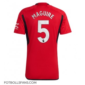 Manchester United Harry Maguire #5 Replika Hemmatröja 2023-24 Kortärmad